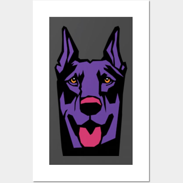 Alert and agile, the Doberman exemplifies loyalty Wall Art by Cem Kızıltuğ